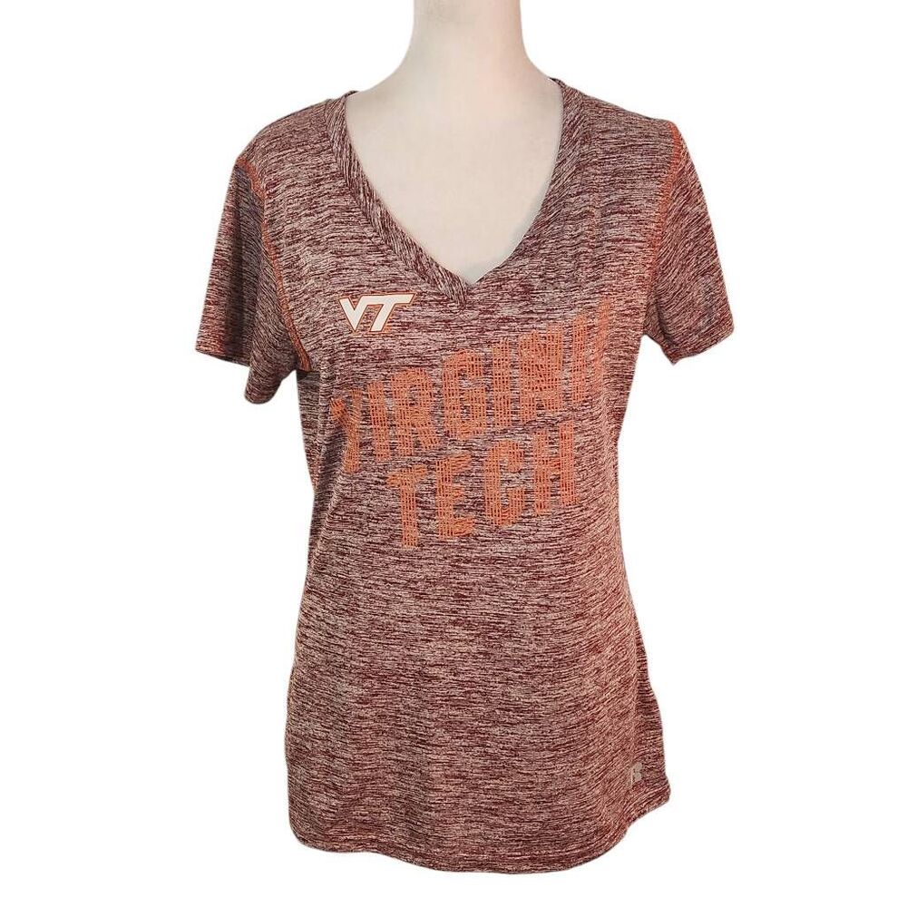 Russell Athletic Virginia Tech Short Sleeve Tee Size Medium Hokies T-Shirt